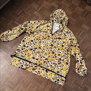 H&M x Moschino Leopard Print parka Jacket oversized M